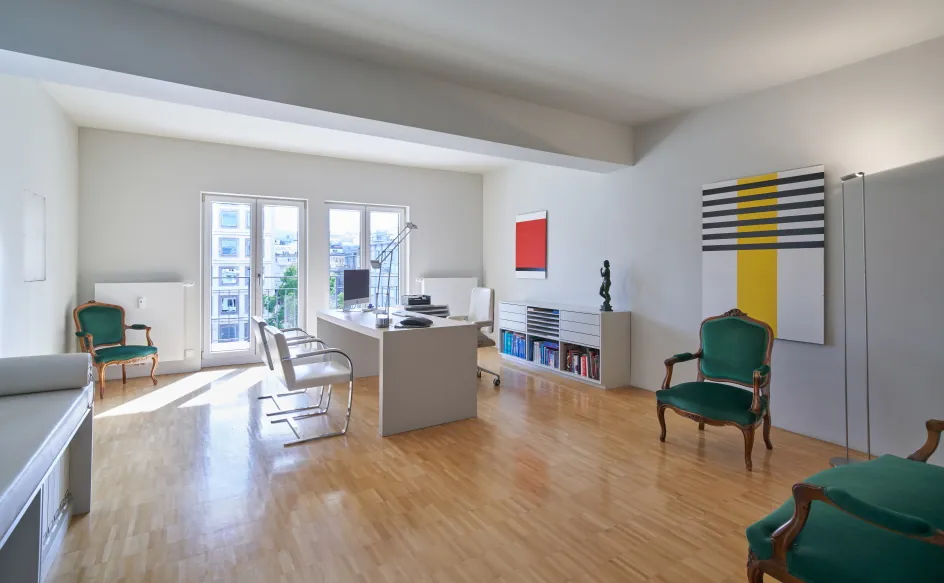 Behandlungszimmer der Praxis